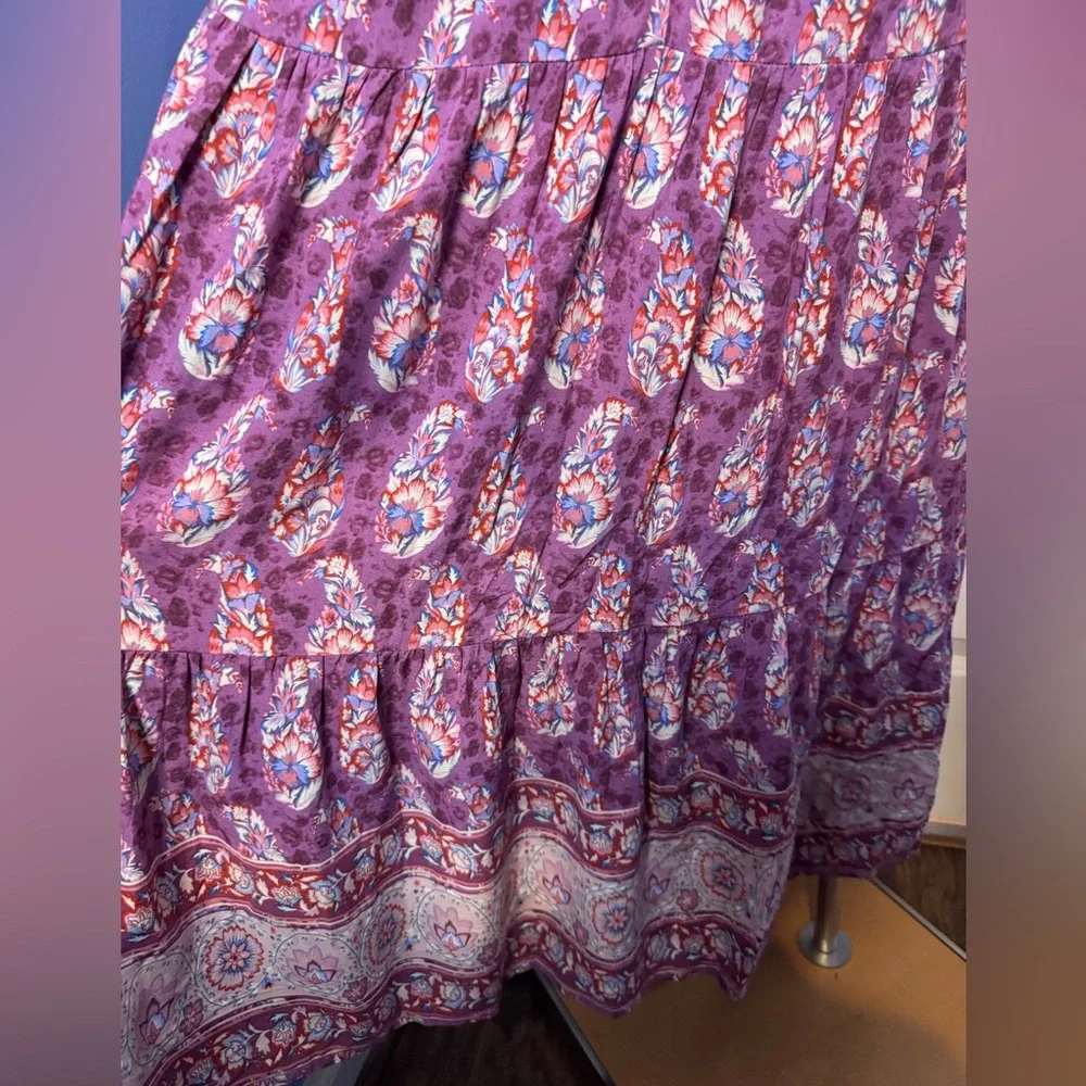 NATURAL LIFE Purple Floral Maxi Dress - Picture 4 of 10
